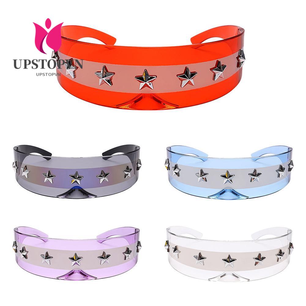 Kính Râm UPSTOPVN Y2K Chống Tia UV400 Phong Cách Steampunk