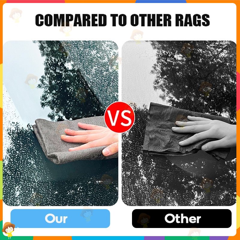 Khăn Lau Kính Mềm Mại Siêu Thấm Hút Không Để Lại Dấu Vết