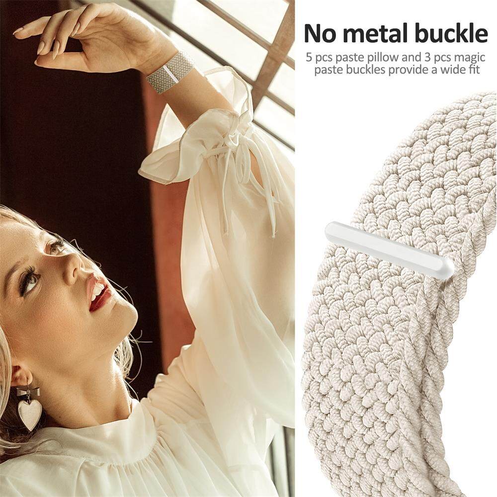 Dây Đeo nylon 20mm 22mm Cho Đồng Hồ Thông Minh Samsung Galaxy Watch 4 3 5 pro active 2 Gear S3 Huawei Watch GT 2 3