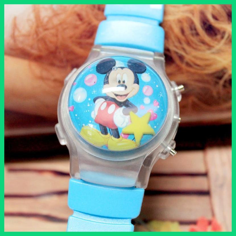 Đồng Hồ Đeo Tay Điện Tử Họa Tiết Chuột Dễ Thương Cho Bé