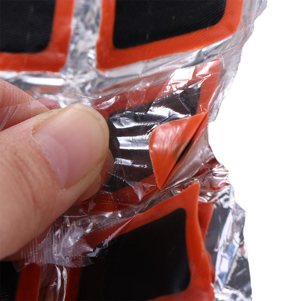 PATRICIA Bộ 48 Miếng Vá Lốp Xe Đạp Hình Vuông / Tròn 25mm