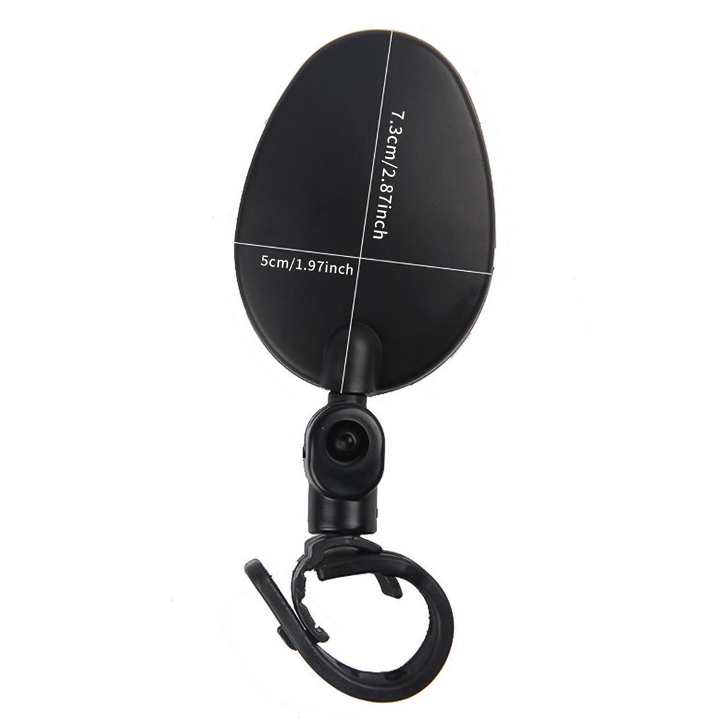 Gương Chiếu Hậu Bằng Nhựa Chống Nước Gắn Tay Lái Xe Đạp