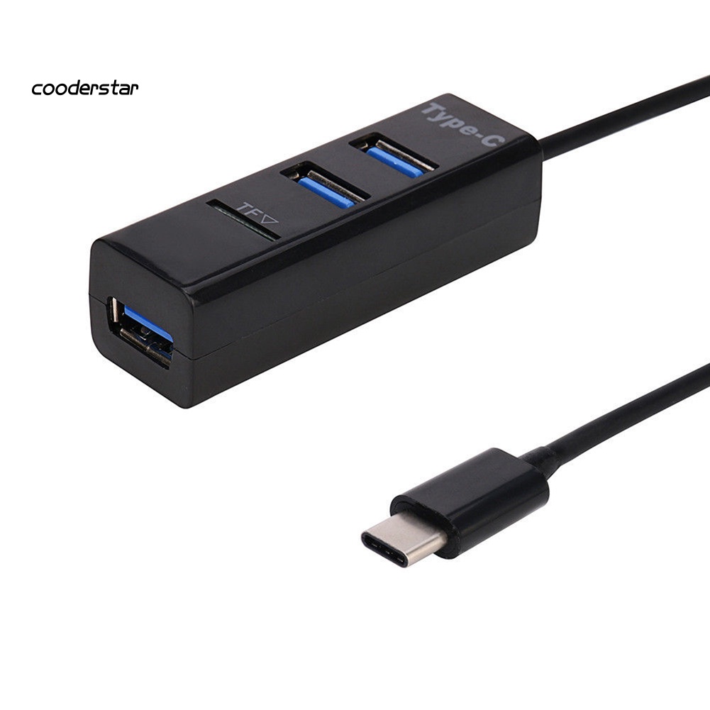 Bộ Chia 3 Cổng USB 2.0 Kèm Đầu Đọc Thẻ TF Cho PC Laptop