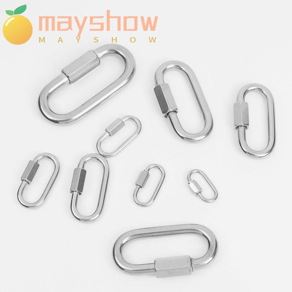 Móc Khóa Dây Xích Leo Núi Bằng Thép Không Gỉ Tháo Lắp Nhanh Tiện Lợi