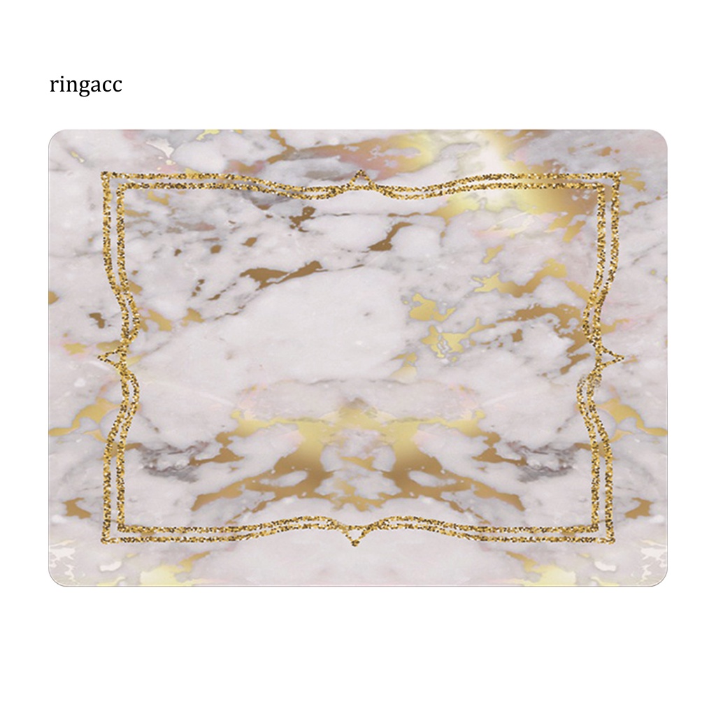 Tấm Lót Chuột Cao Su Mềm Chống Trượt Họa Tiết Cẩm Thạch RGA Màu Vàng Kim Dành Cho Chơi Game