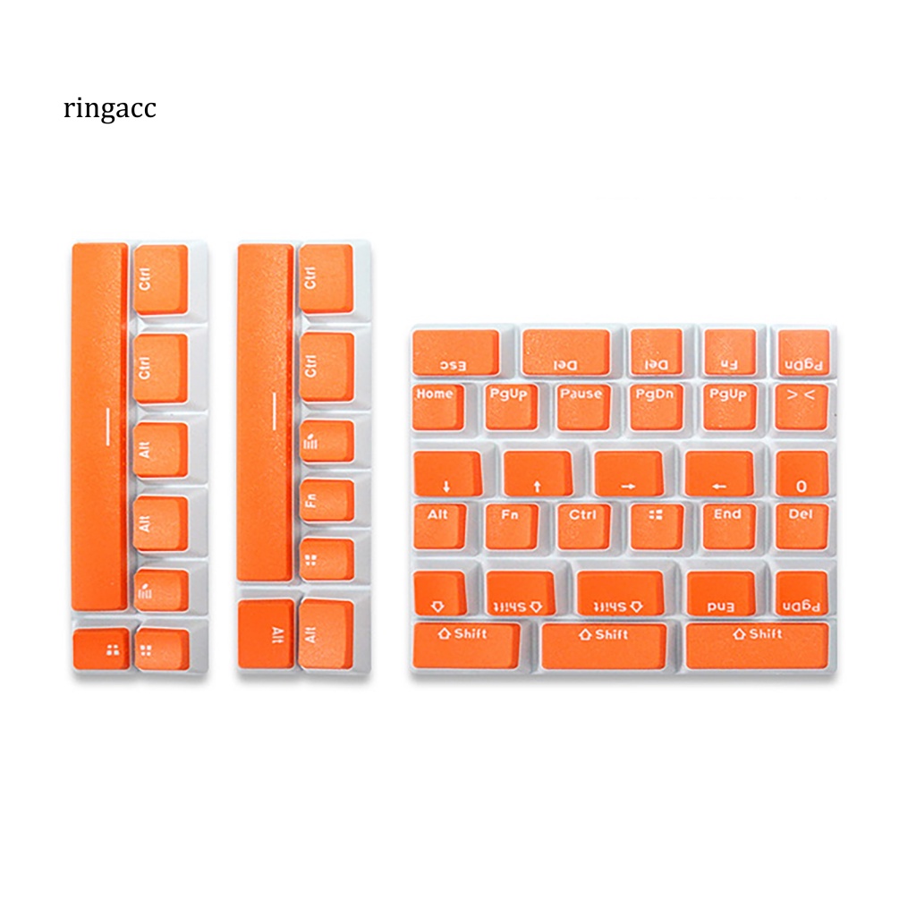 Bàn Phím Cơ 46 Phím FOS Trong Suốt Thoải Mái Chống Mài Mòn Hai Màu Tiện Dụng Cho Văn Phòng