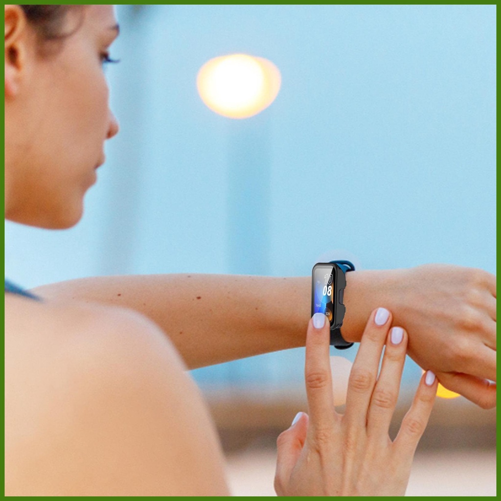 Kính Cường Lực Bảo Vệ Màn Hình Chống Trầy Xước Bằng PC Cứng Cho Huawei Band 8 rdavn