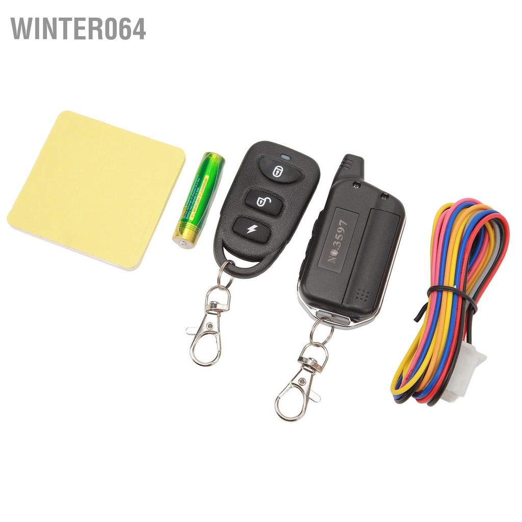 Winter064 Xe Máy 12V Hệ Thống Báo Động 2 Chiều 125dB Siêu To Độ Nhạy Cao Chống Chịu Thời Tiết Điều Khiển Từ Xa Trộm