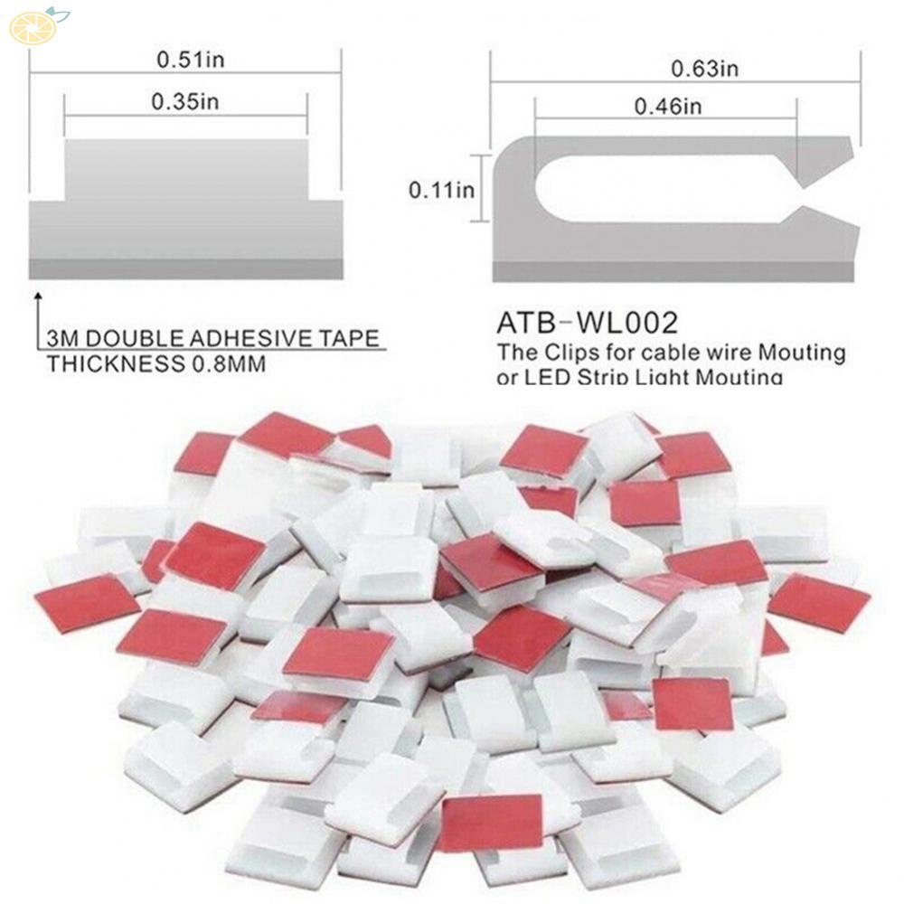 【VARSTR】Light Fasteners Light Strip Mounting Clips Protection Glue Brand New Light Clip
