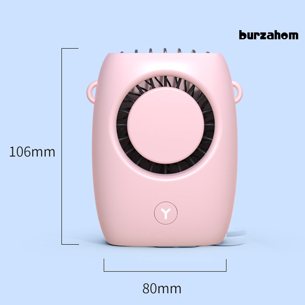 Quạt Làm Mát Đeo Cổ Thiết Kế Nhỏ Gọn Chống Mài Mòn Với Cổng Sạc USB Cho Văn Phòng