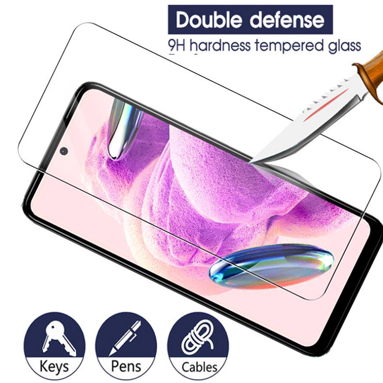 3-1 Kính Cường Lực Bảo Vệ Màn Hình Cho Xiaomi Redmi Note 12S 12 Pro 4G Redme Note12S Not 12S 12 11S 11 Pro + Plus 5G