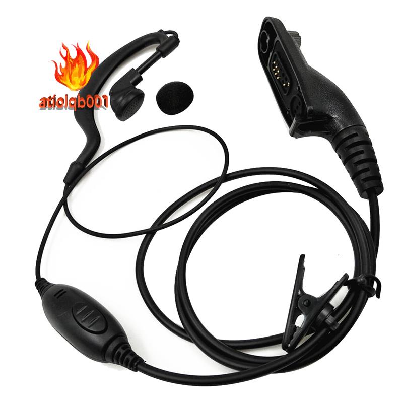 Tai nghe PTT Móc tai Mic cho Bộ đàm Xir P8268 P8668 APX6000 APX7000 APX2000 DP3400 DP3600 DP4400 DP4800 DGP6150