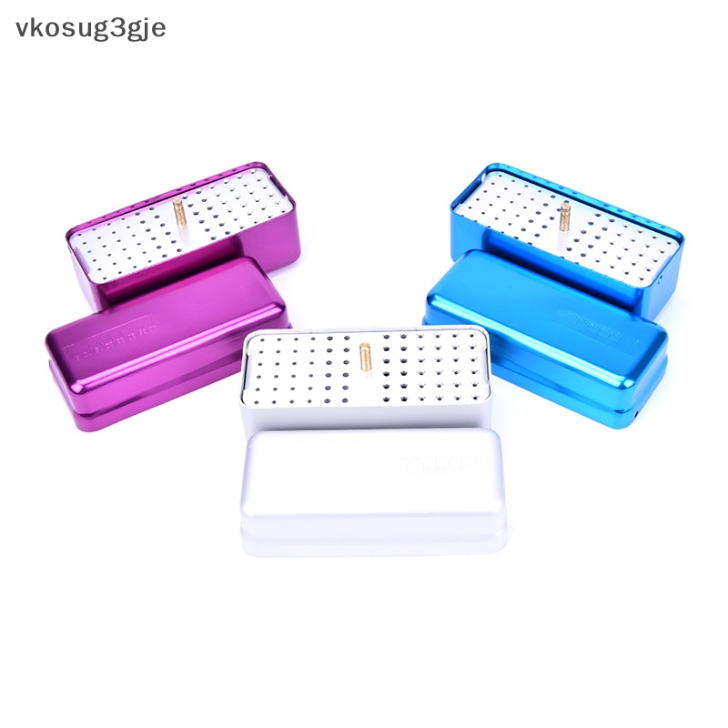 Vk 1PC 72 lỗ Nồi hấp tiệt trùng trường hợp nha khoa nhôm endo tập tin chủ hộp Je