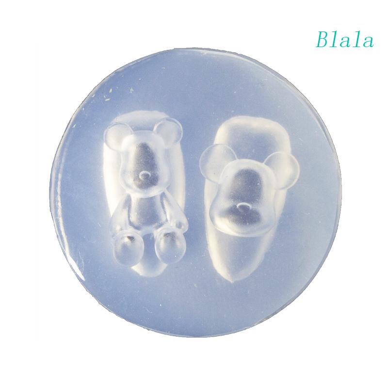 Khuôn Silicone Tạo Hình Gấu 3D Trang Trí Móng Tay