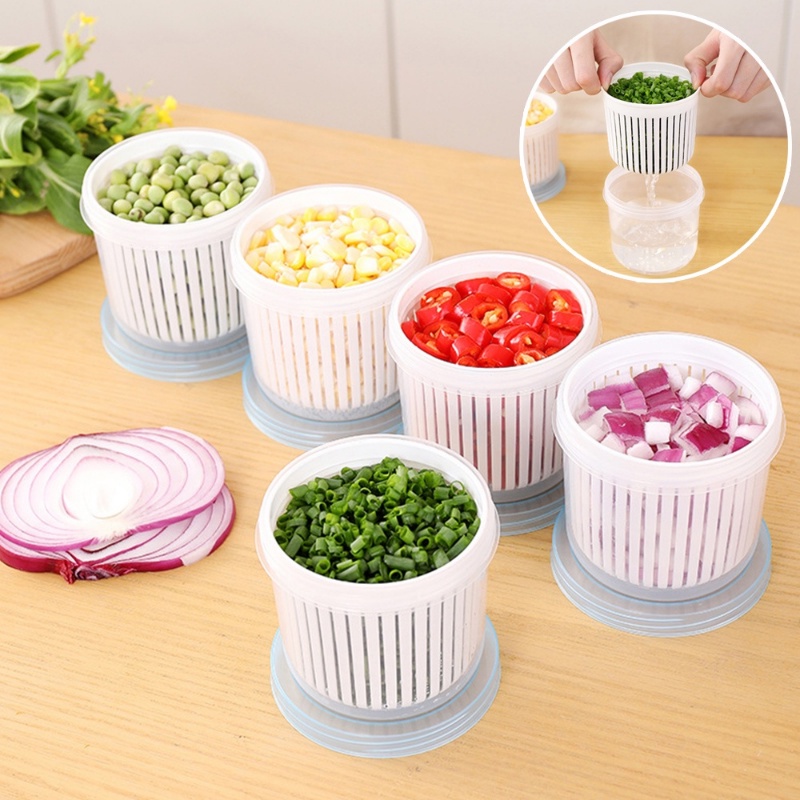 [Đặc trưng]  Hộp Đựng Gia Vị Gừng Tỏi Thực Phẩm Đóng Kín Thân Thiện Với Môi Trường