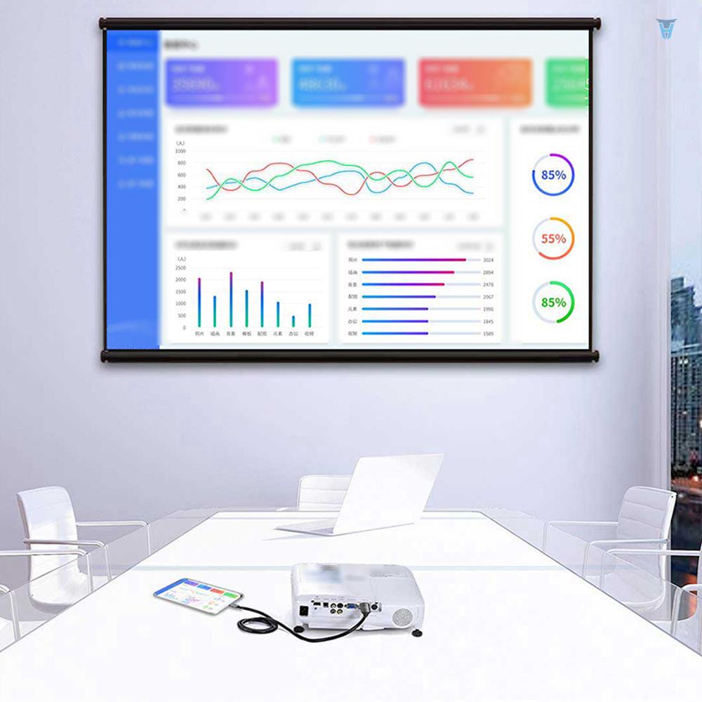 Dây Cáp Chuyển Đổi Giao Diện USB C Sang Giao Diện Đa Phương Tiện Độ Nét Cao 4K Cho Laptop Máy Tính Bảng Dài 3M