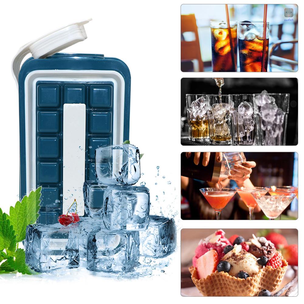 Khuôn Silicone Làm Đá Viên 36 Ngăn Tiện Lợi