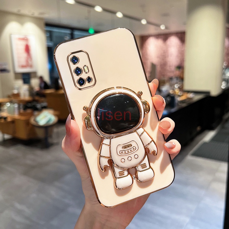 Ốp lưng Vivo V19 Neo Ốp Điện Thoại Có Giá Đỡ Hình Phi Hành Gia Cho Vivo V27 5G / V27E / V15 / V19 / V20 SE / V25 / V25E / V23 5G yhy