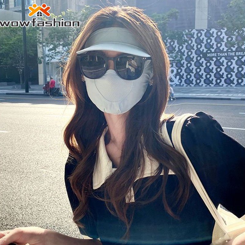 Khẩu Trang Chống Nắng Thoáng Khí Kèm Tấm Che Bảo Vệ Toàn Diện