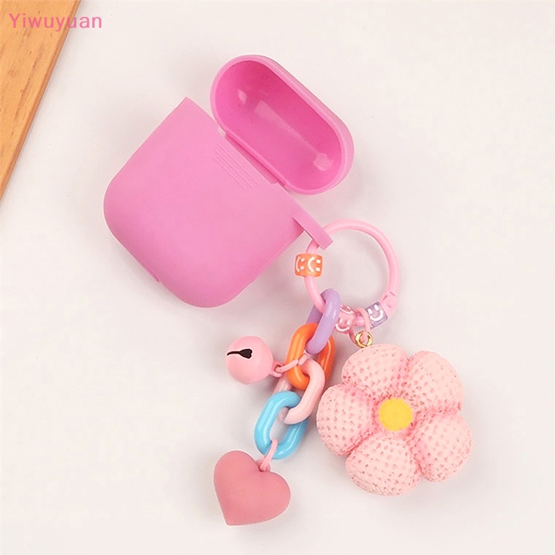 < Yiwuyuan > Móc Khóa Quả Dâu Tây Màu Hồng Dễ Thương Có Quả Bóng Lông Trang Trí Ba Lô Xe Hơi Ch