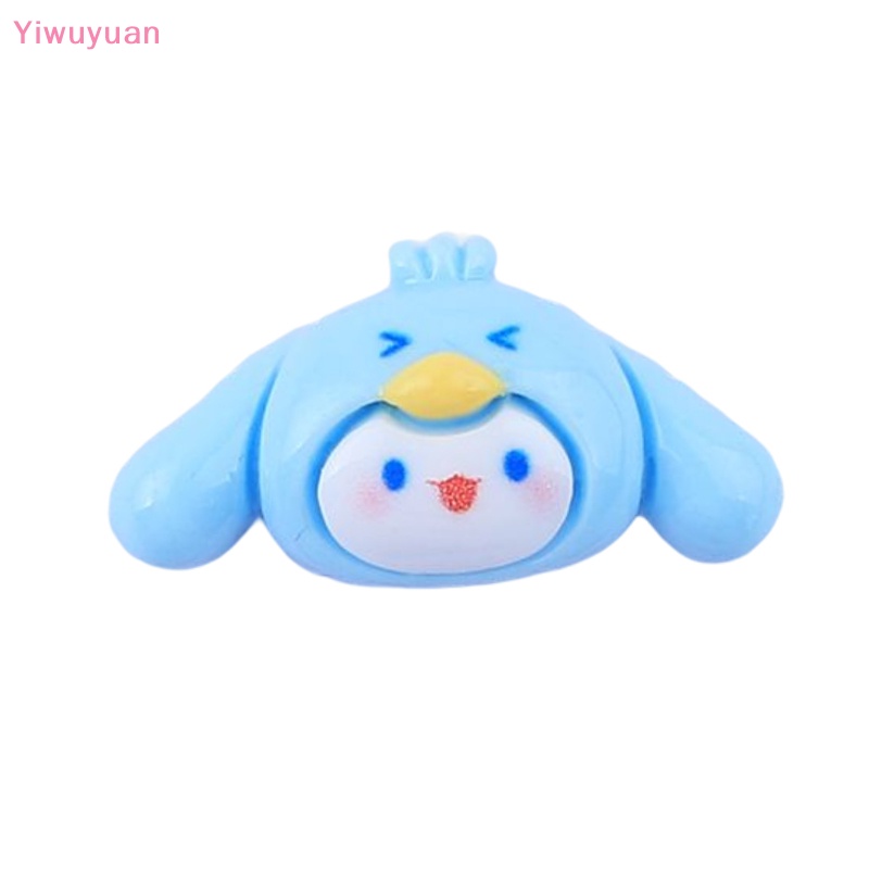 Bộ 10 Phụ Kiện Trang Trí Điện Thoại Hình Chú Chó Trắng Lấp Lánh DIY Mới