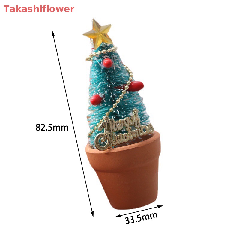 Mô Hình Cây Thông Giáng Sinh Tự Trang Trí Nhà Búp Bê Tỉ Lệ 1: 12
