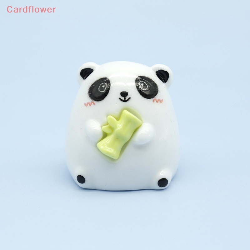 2 Kẹp Tóc Hình Gấu Trúc Bằng Nhựa Phát Quang DIY Mới