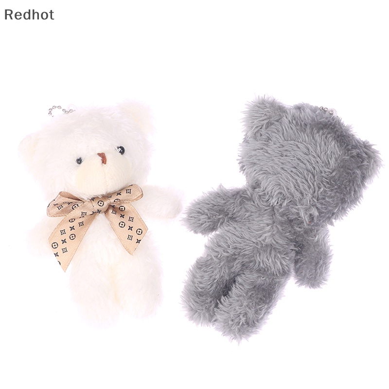 < Redhot > Móc Khóa Gấu Bông Mini Dễ Thương Trang Trí Tiệc Cưới Giáng Sinh