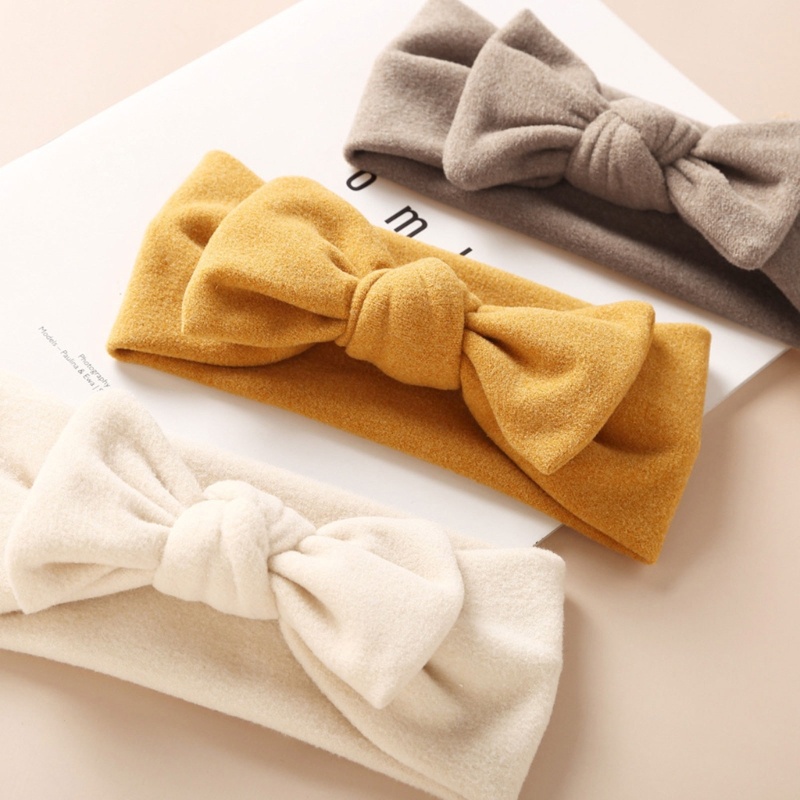 Băng Đô Cài Tóc Đính Nơ Thời Trang Dễ Thương Cho Bé Gái