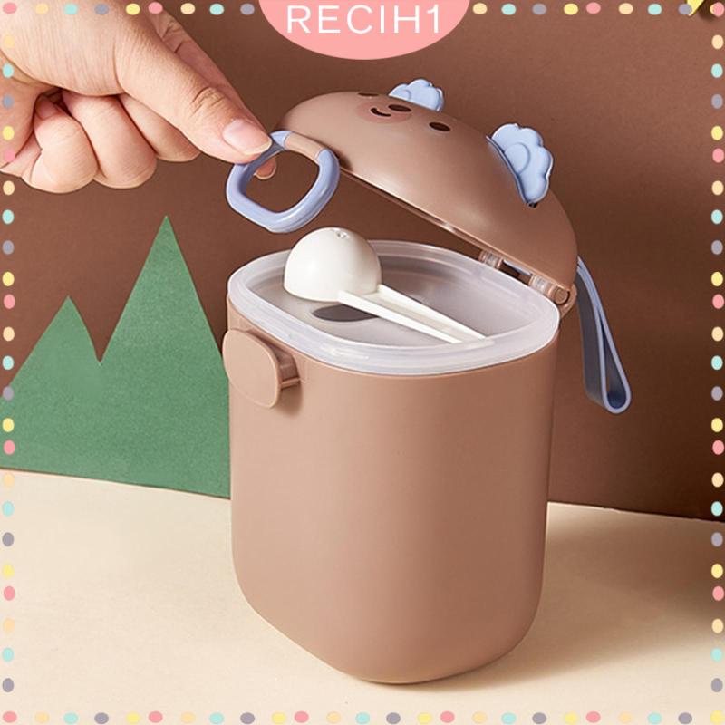 Hộp Đựng Sữa Bột / Thức Ăn Em Bé Có Giá Đỡ Niêm Phong Tiện Dụng Mang Theo Du Lịch