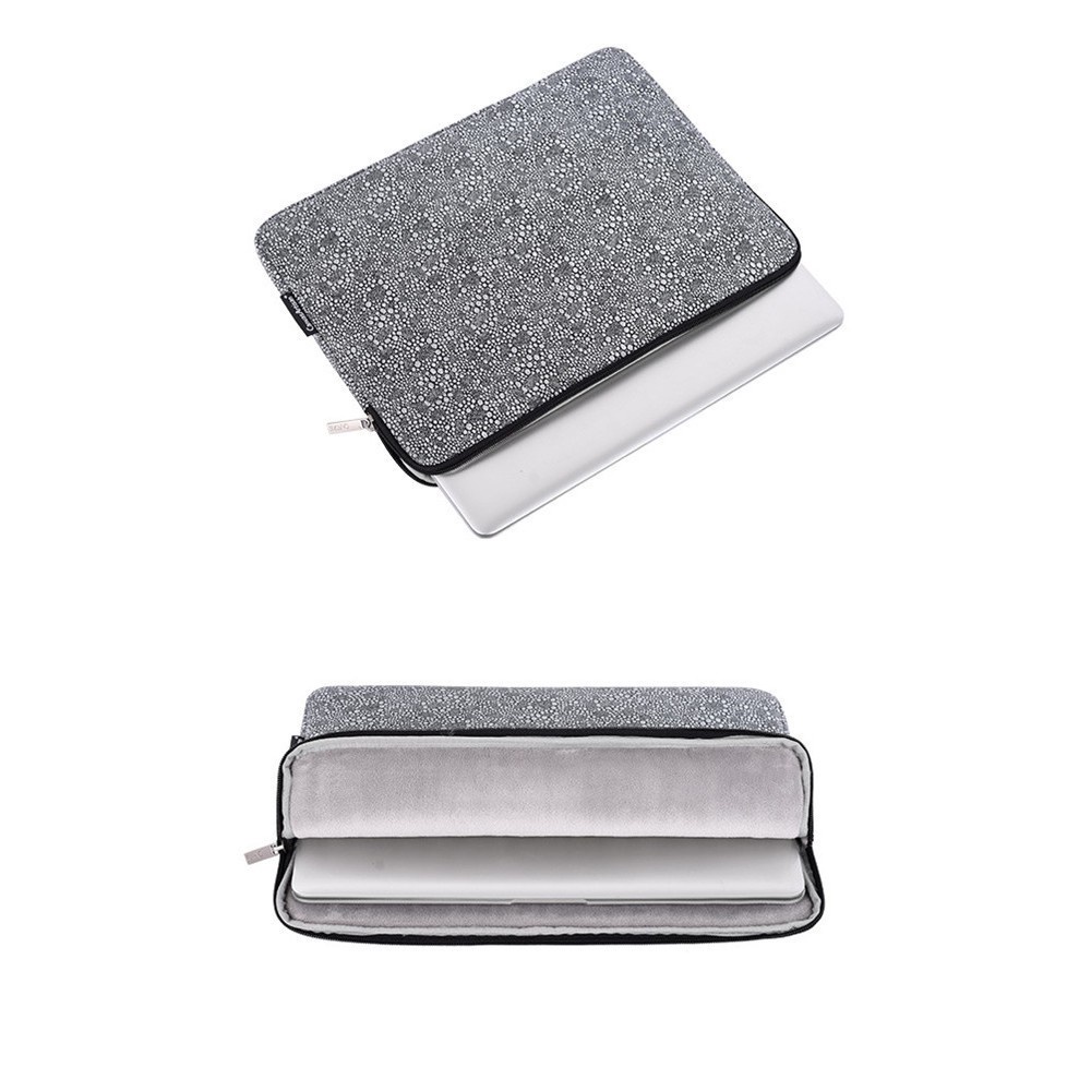 CanvasArtisan Túi Đựng Laptop Chống Nước Họa Tiết Da Rắn Xám Cho Macbook Air Pro M1 M2 Thinkpad 11 12 13 14 15 inch