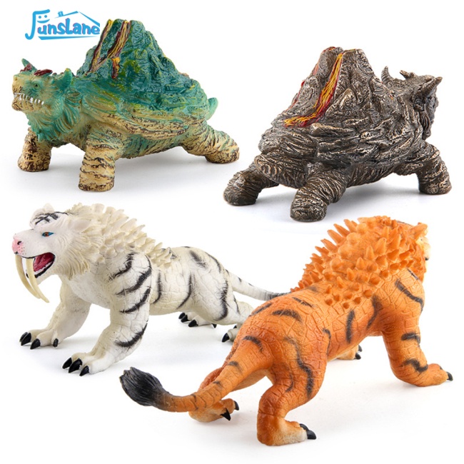 Funslane Mô Hình Thần Thoại Sinh Vật Trung Quốc Azure Dragon Tortoise Vermilion Bird Màu Trắng