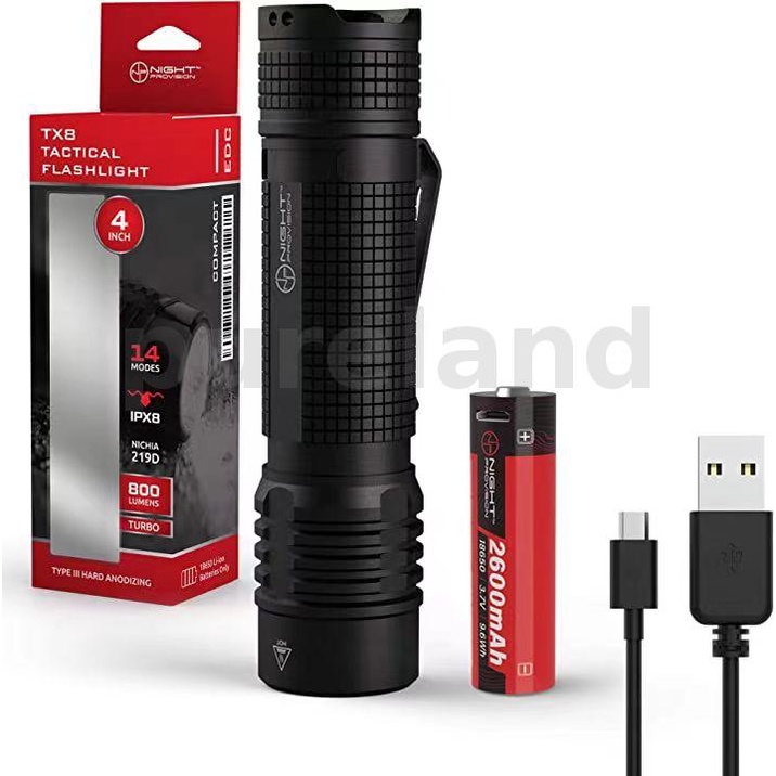 Đèn Pin TX8 800LM Tiện Lợi Cho Các Hoạt Động Ngoài Trời