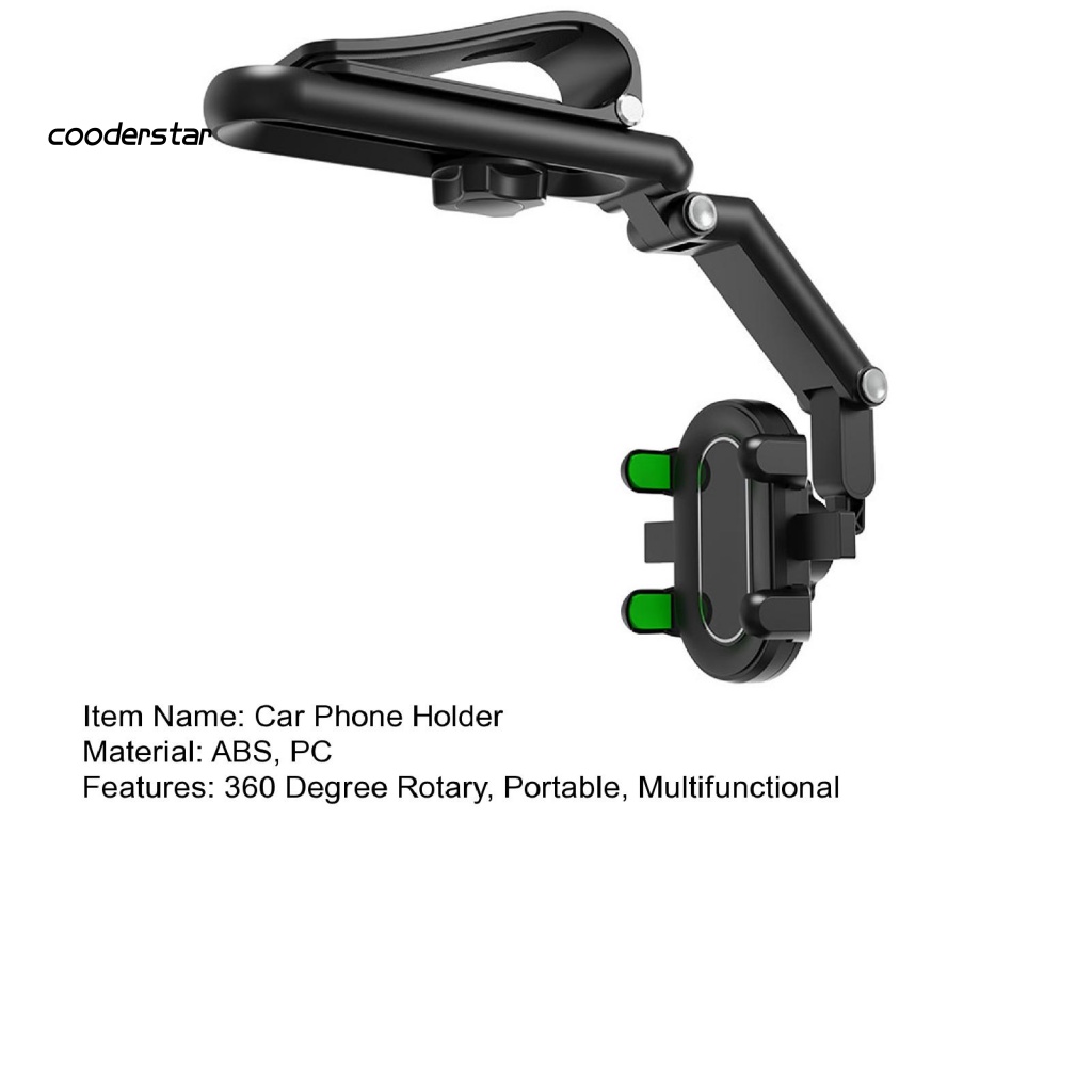 Giá Đỡ Điện Thoại Gắn Tấm Che Nắng Xe Hơi Tiện Dụng