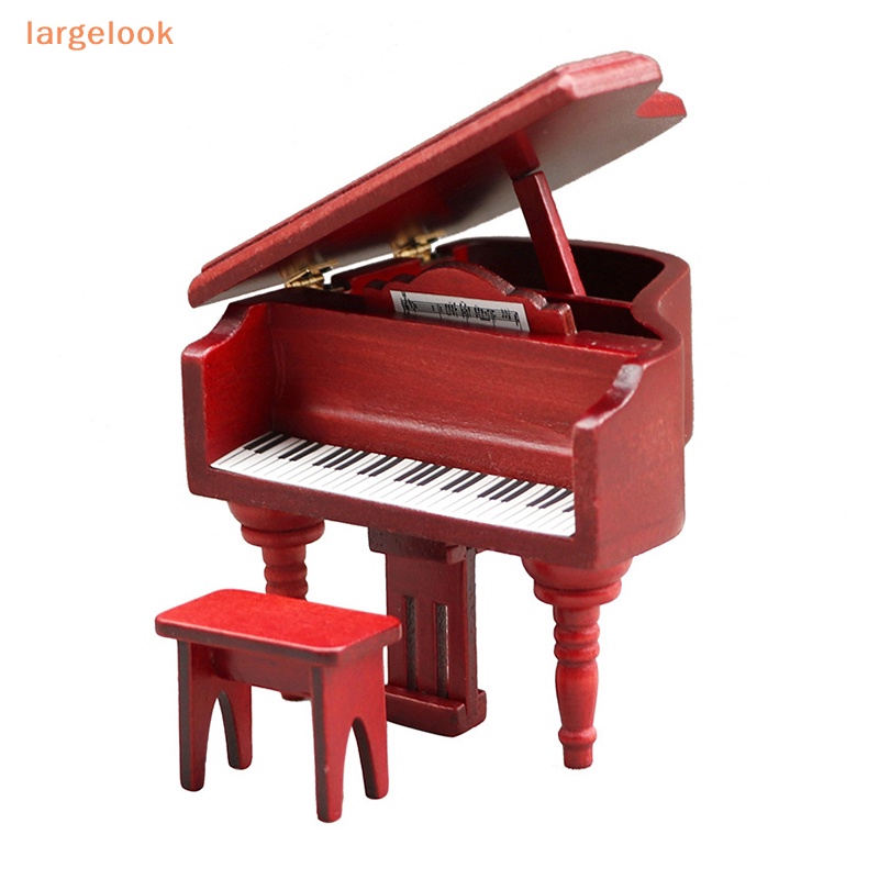 1 Set Mô Hình Đàn Piano Tỉ Lệ 1: 12 Trang Trí Nhà Búp Bê