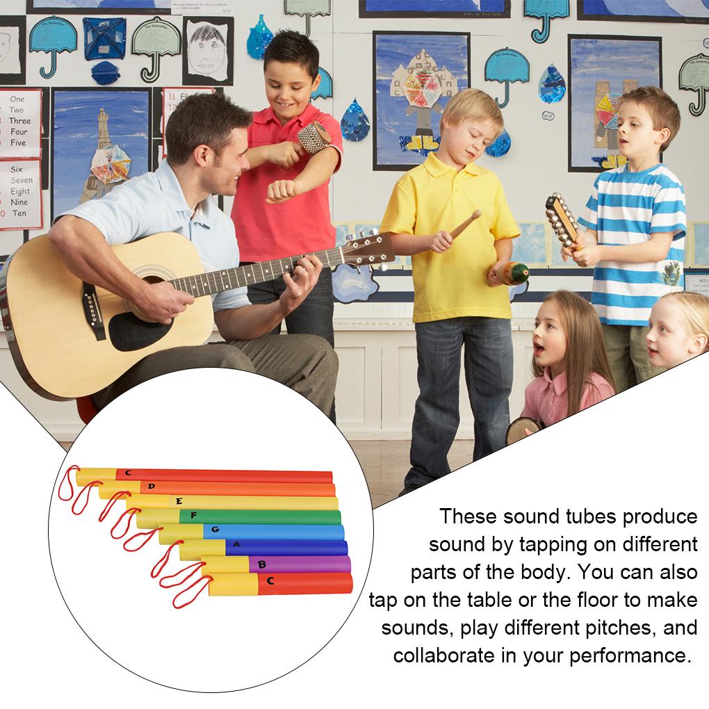 Bộ Nhạc Cụ Gõ 8 Tông Dạy Học Cho Bé