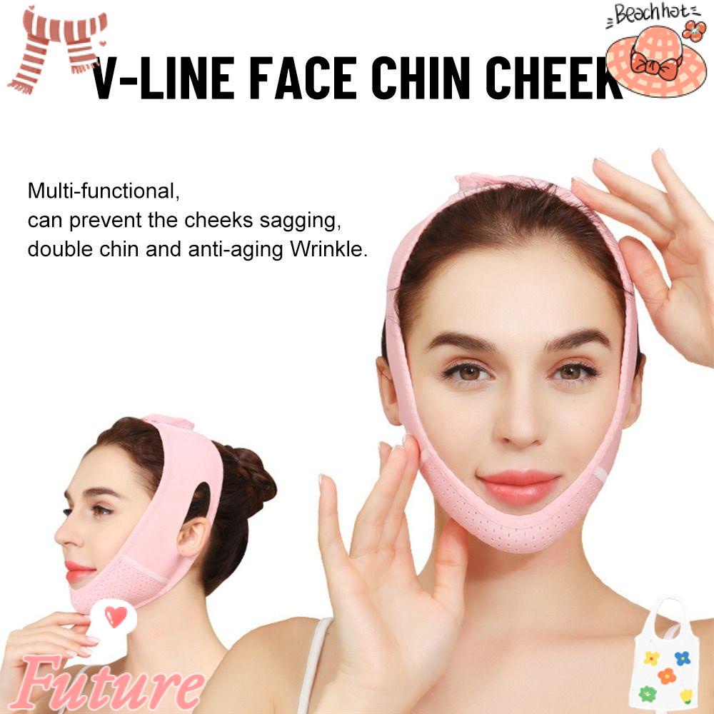 Đai Đeo Nâng Cơ Mặt Tạo Cằm Chữ V Chống Nếp Nhăn Có Thể Tái Sử Dụng