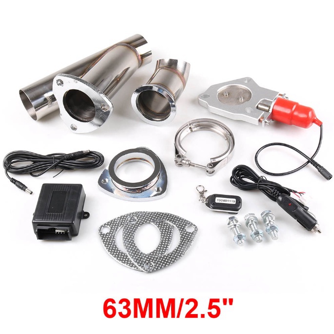 Van Pô Điện ON / OFF New 2.5 inch 63mm Exhaust Pipe