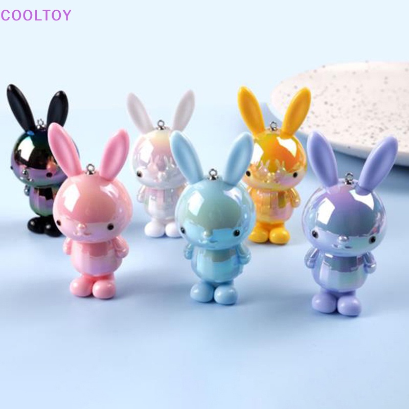 Cooltoy Móc Khóa Hình Thỏ Hoạt Hình Nhiều Màu Sắc Dễ Thương Cho Nam Và Nữ