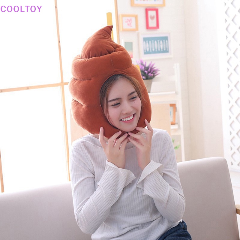 Cooltoy Mũ Nhồi Bông Hình Shit Vui Nhộn Sáng Tạo Dễ Thương