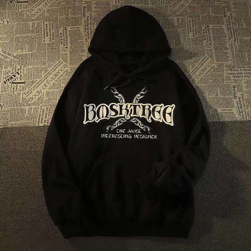 Áo Khoác Hoodie Tay Dài Dáng Rộng Bằng Lông Cừu Dày Dặn Phong Cách Vintage Mỹ Thời Trang Cho Nam
