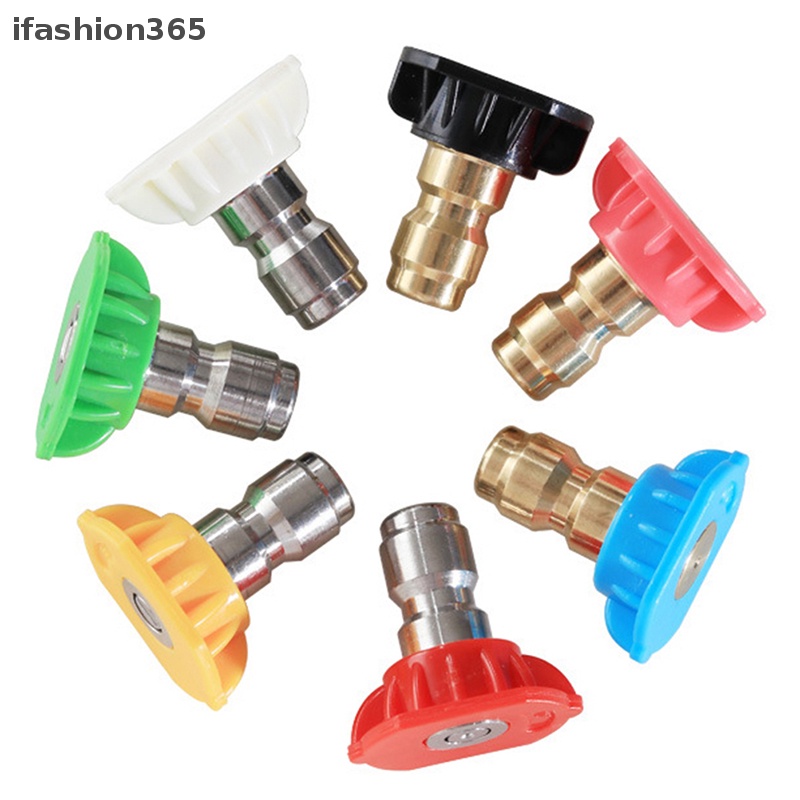 Đầu Nối Xoay Nhanh 1 / 4 &quot;ifashion365 Với 5 Đầu Nối Bằng Đồng Áp Suất Cao Rửa Xe Hơi