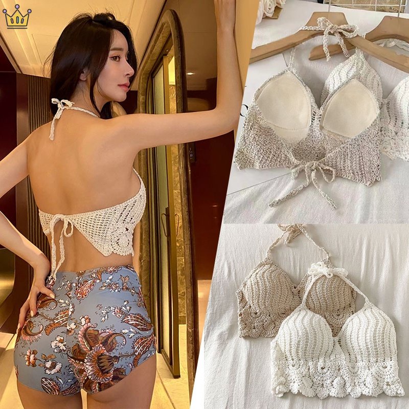 Mới Bộ Đồ Bơi Dệt Kim JP5 Phong Cách Hawaiian Chất Lượng Cao Cho Nữ