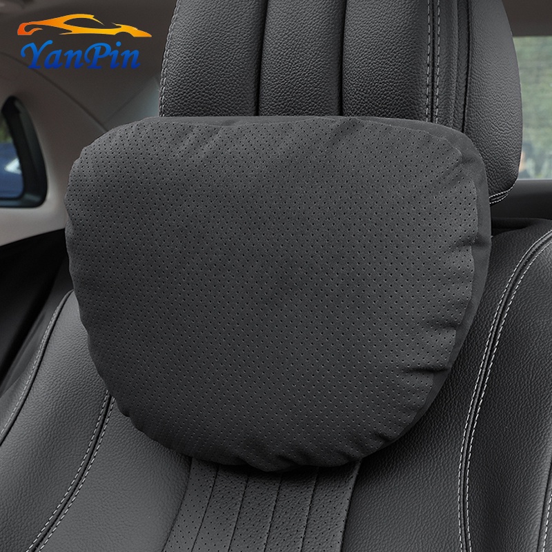 Gối Tựa Đầu / Lưng Chất Liệu Da Lộn Cho Xe Hơi Mercedes Benz W210 W124 W203 W204 C200 W140 W176 W205 W123 W220 W211 W212 GLA GLB AMG