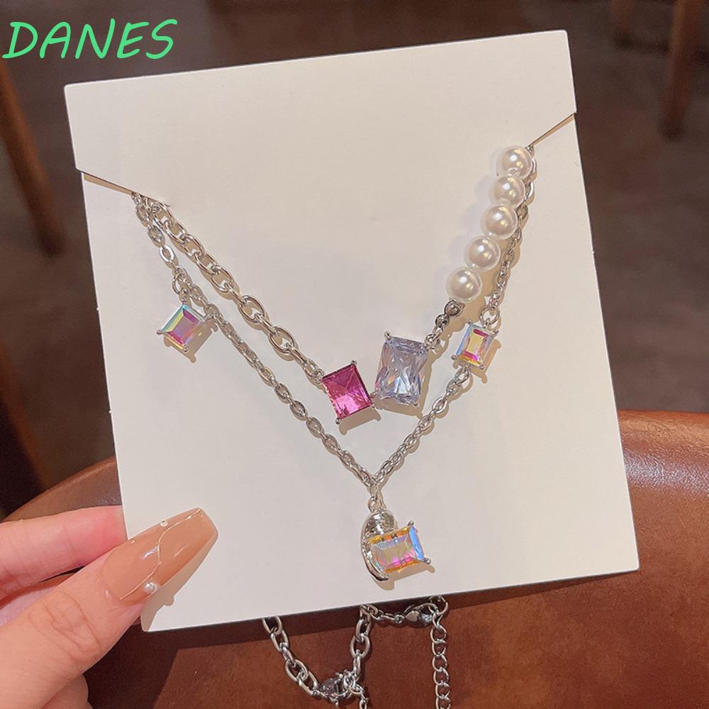 Vòng cổ Đính Đá Nhiều Màu Phong Cách Hàn Quốc Cho Nữ