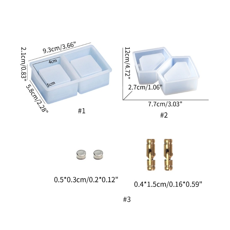 Khuôn Silicone Làm Giá Đỡ Nhẫn Epoxy Resin