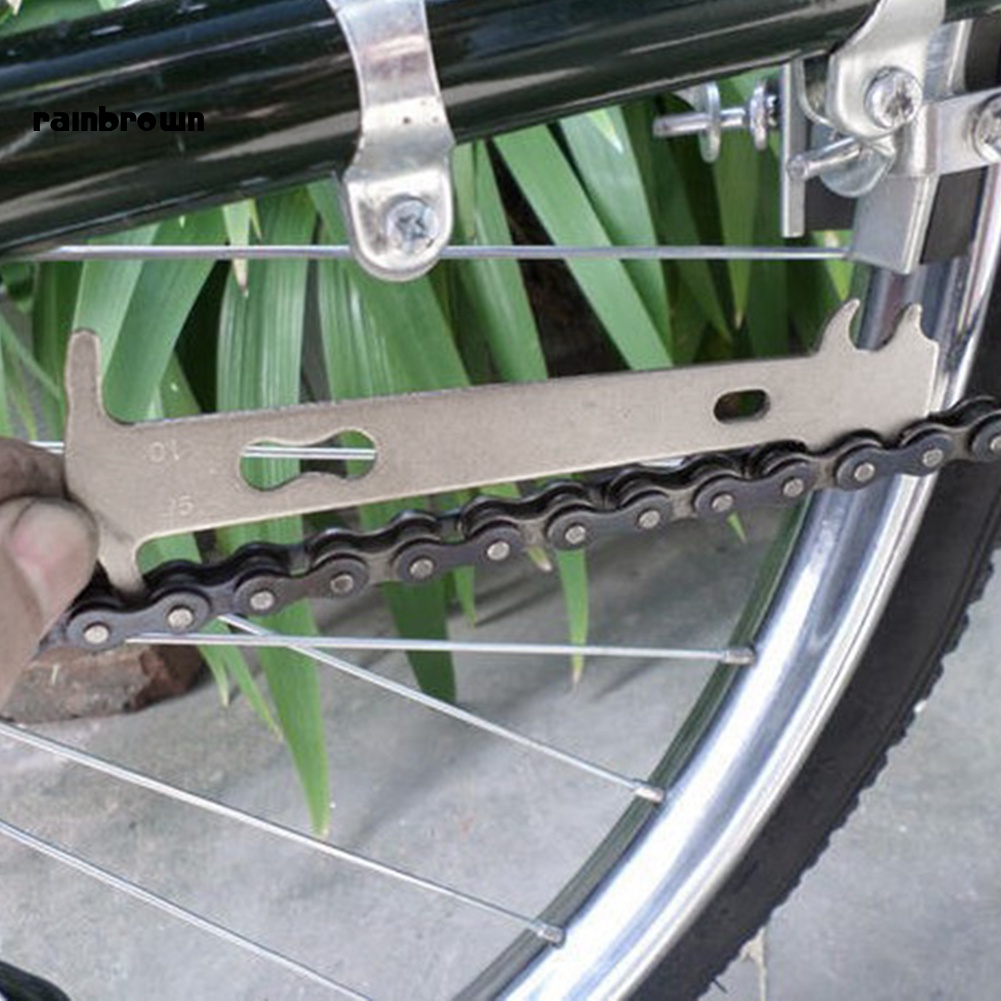 &lt; Rainbrown &gt; Thước Đo Dây Xích Xe Đạp Leo Núi