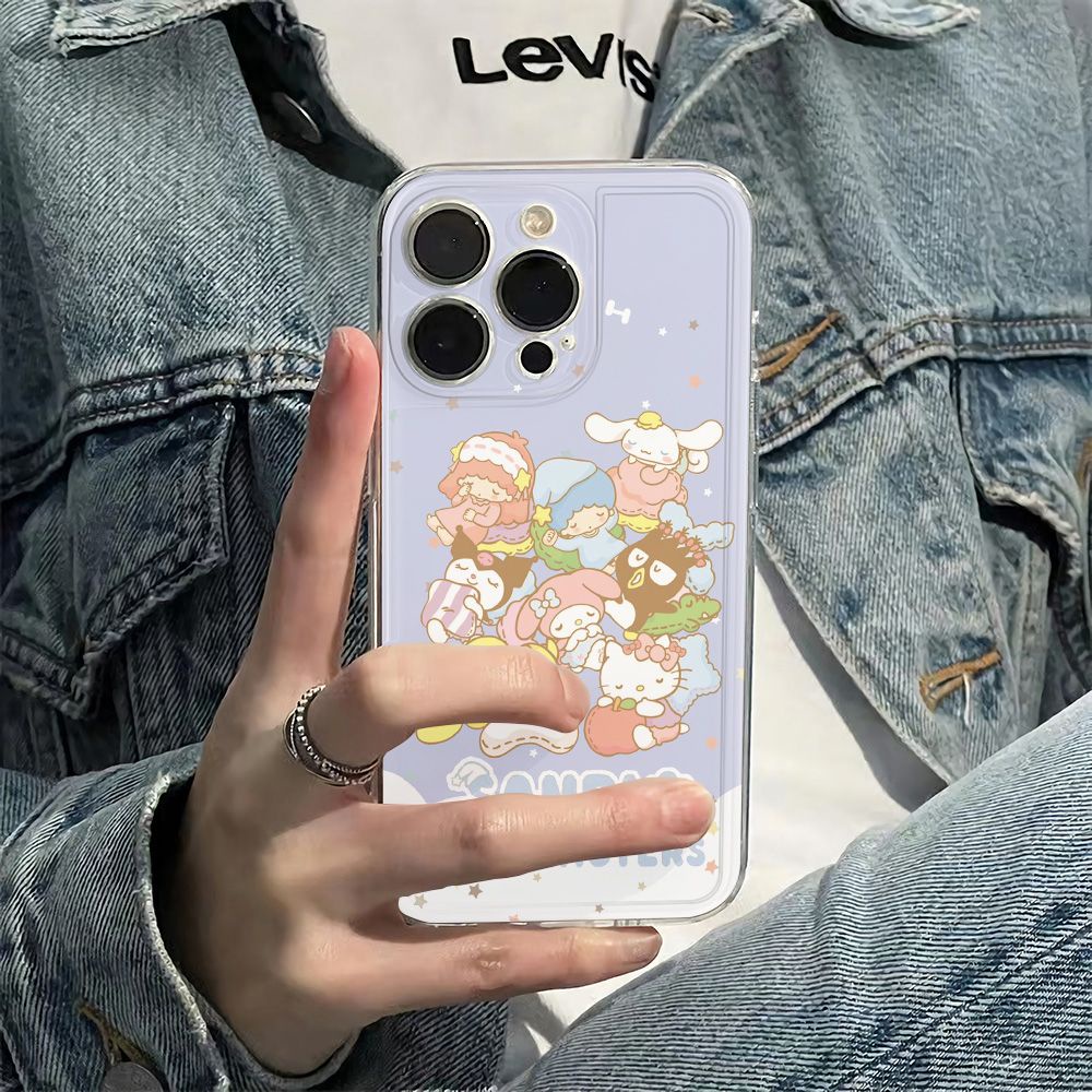 ✅Ốp Điện Thoại Dẻo Họa Tiết Hoạt Hình Sanrio Dễ Thương Chống Sốc Cho Apple Iphone13 Max78P14Pro6In 11iPhone12 9DTS