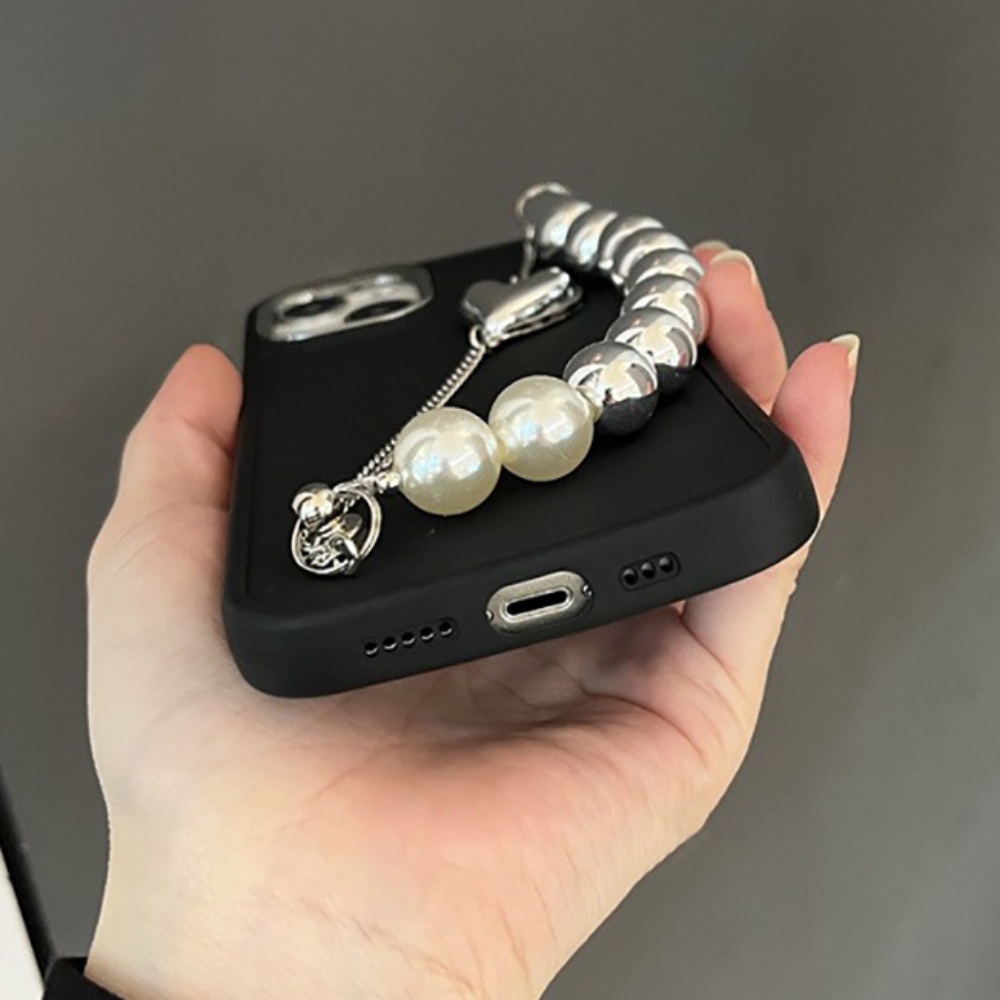 Ốp Điện Thoại TPU Mềm Chống Sốc Màu Trơn Có Vòng Tay Cho IPhone 14 Pro Max 13 12 11 Pro Max