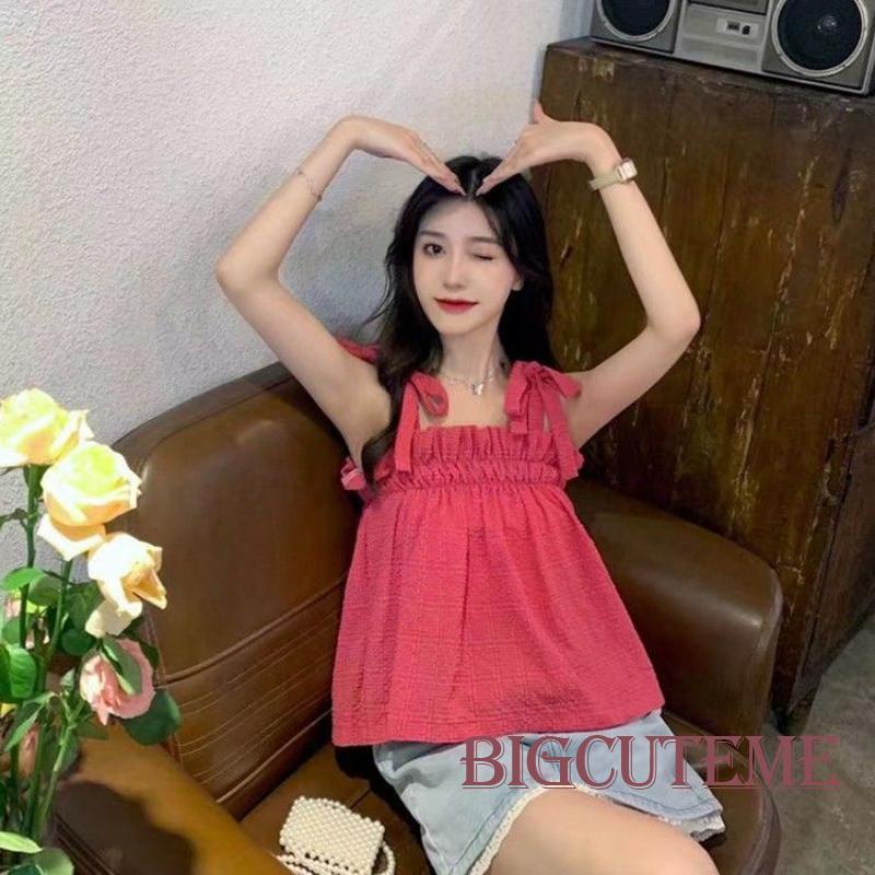 Áo Hai Dây Màu Sắc Thời Trang Quyến Rũ Cho Nữ